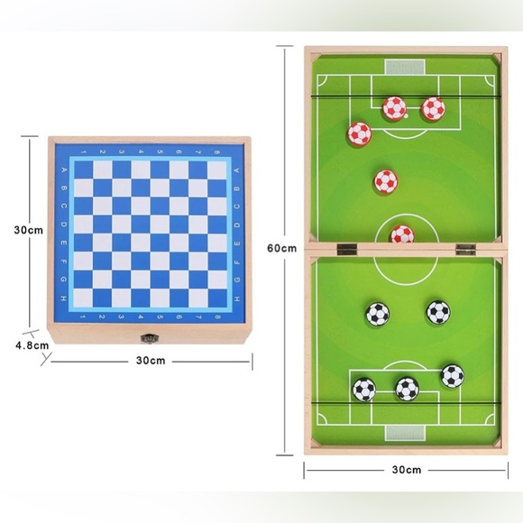 Multi-function chess board game. 3 in 1 - Picture 5 of 8